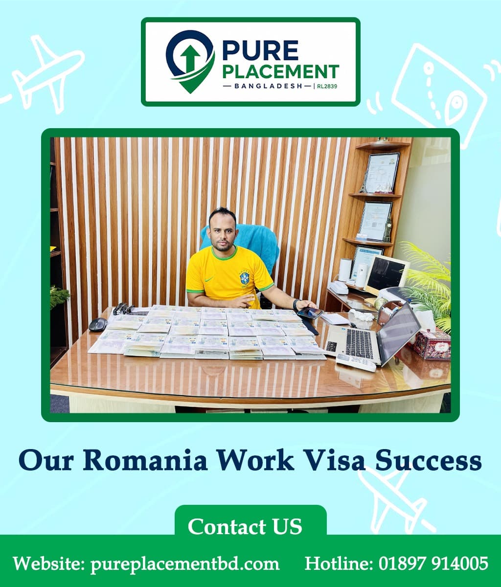 PURE PLACEMENT SRL Visa Approval Proof